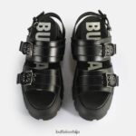 ава сандале на платформи веганске Buffalo црнD02H4J520 |сандале - Слика 3