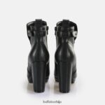 аудрина 2 глежњаче веганске Buffalo црнD02H4J145 |чизме - Слика 3