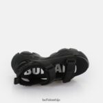 бинарна платформа сандале веганске Buffalo црнD02H4J80 |сандале - Слика 3