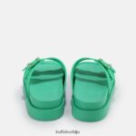 еве сол сандале на платформи веганске Buffalo зеленD02H4J460 |слајдови - Слика 5