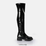 мирна чизме преко колена веганске Buffalo црнD02H4J511 |чизме - Слика 7