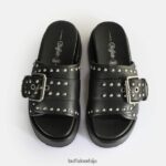 ноа роцк слиде платформ сандале веганске Buffalo црнD02H4J156 |слајдови - Слика 3