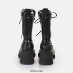риот лаце хи веган Buffalo црнD02H4J821 |чизме - Слика 3