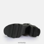 риот јане мокасине веганске Buffalo црнD02H4J441 |мокасинке - Слика 7